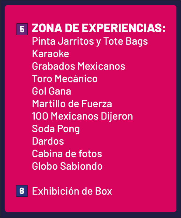 Zona de experiencias